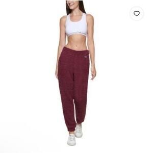 Calvin Klein fuzzy joggers Sz L